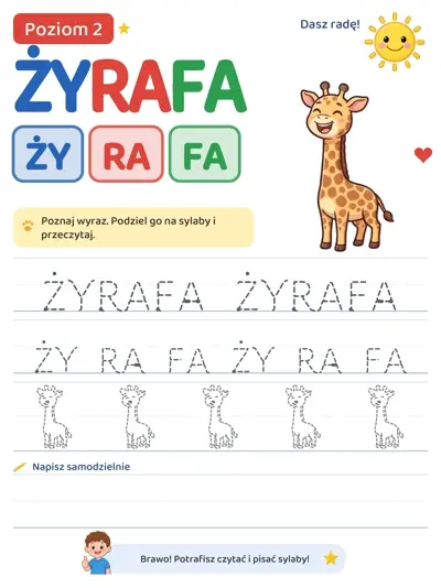 ŻYRAFA — Poziom 2