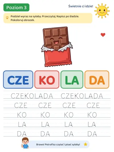 CZEKOLADA — Poziom 3